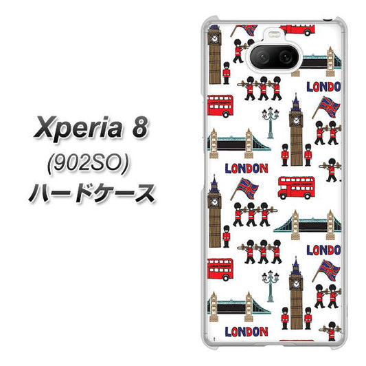 softbank エクスペリア8 902SO 高画質仕上げ 背面印刷 ハードケース【EK811 ロンドンの街】