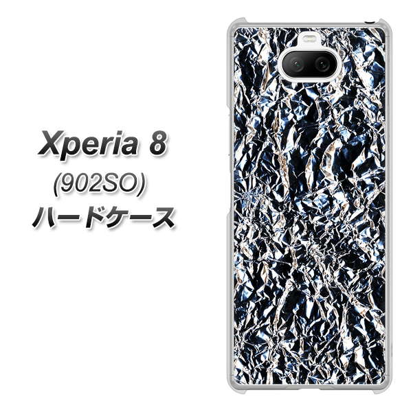 softbank エクスペリア8 902SO 高画質仕上げ 背面印刷 ハードケース【EK835 スタイリッシュアルミシルバー】