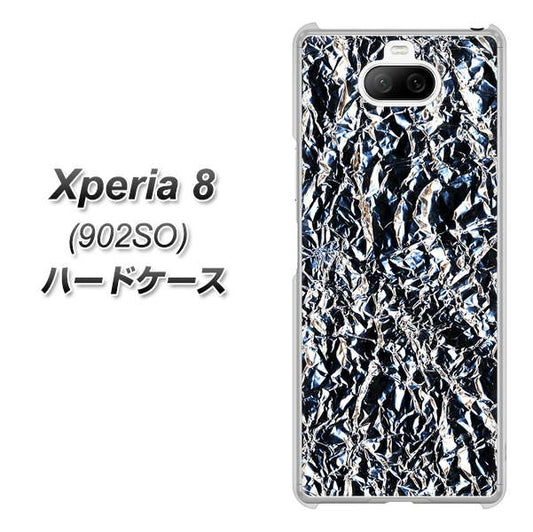 softbank エクスペリア8 902SO 高画質仕上げ 背面印刷 ハードケース【EK835 スタイリッシュアルミシルバー】