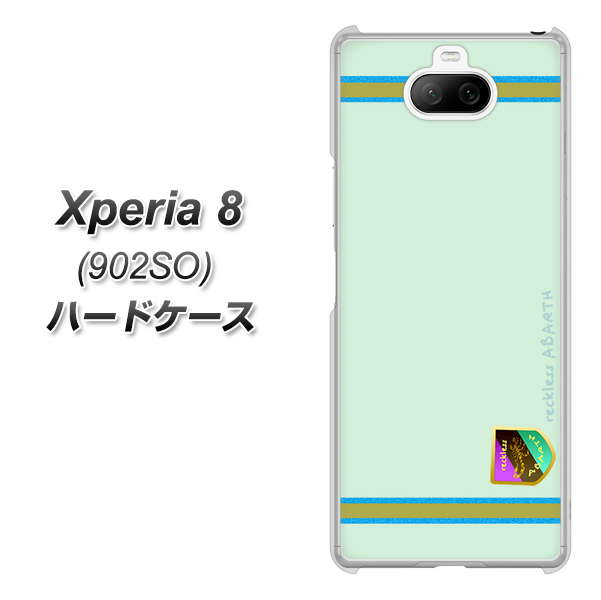 softbank エクスペリア8 902SO 高画質仕上げ 背面印刷 ハードケース【YC938 アバルト09】