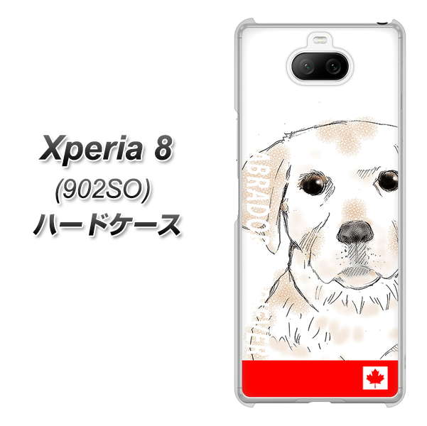 softbank エクスペリア8 902SO 高画質仕上げ 背面印刷 ハードケース【YD821 ラブラドールレトリバー02】