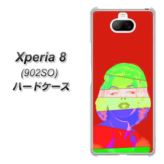 softbank エクスペリア8 902SO 高画質仕上げ 背面印刷 ハードケース【YJ209 マリリンモンローデザイン(B)】