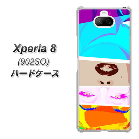 softbank エクスペリア8 902SO 高画質仕上げ 背面印刷 ハードケース【YJ211 マリリンモンローデザイン(D)】