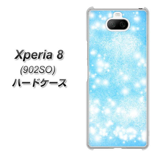 softbank エクスペリア8 902SO 高画質仕上げ 背面印刷 ハードケース【YJ289 デザインブルー】