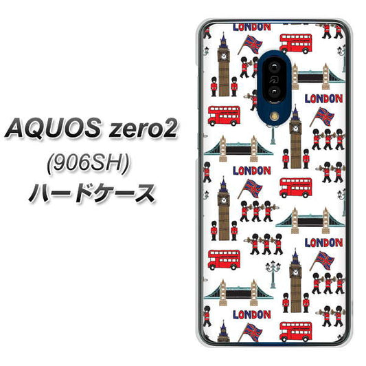 SoftBank アクオスゼロ2 906SH 高画質仕上げ 背面印刷 ハードケース【EK811 ロンドンの街】