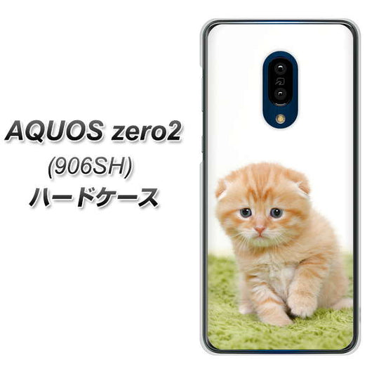 SoftBank アクオスゼロ2 906SH 高画質仕上げ 背面印刷 ハードケース【VA802 ネコこっそり】