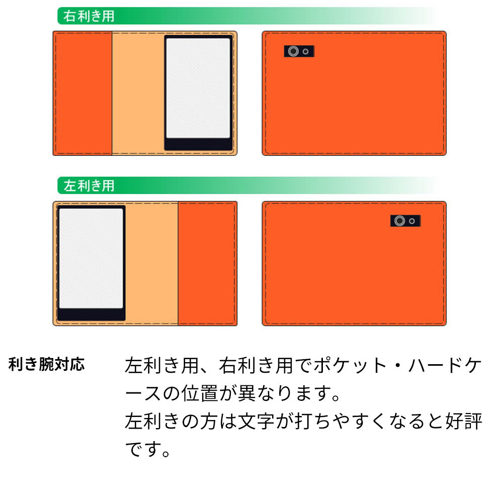 AQUOS Compact SH-02H docomo 本革栃木レザー ヌメ革アニリン仕上げ 手帳型ケース