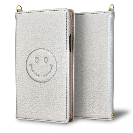 Xperia Ace III SOG08 au スマホケース 手帳型 ニコちゃん 耐衝撃