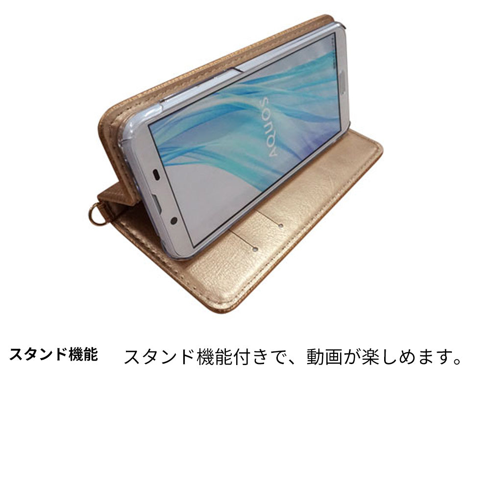 Galaxy A23 5G SCG18 au スマホケース 手帳型 ニコちゃん 耐衝撃