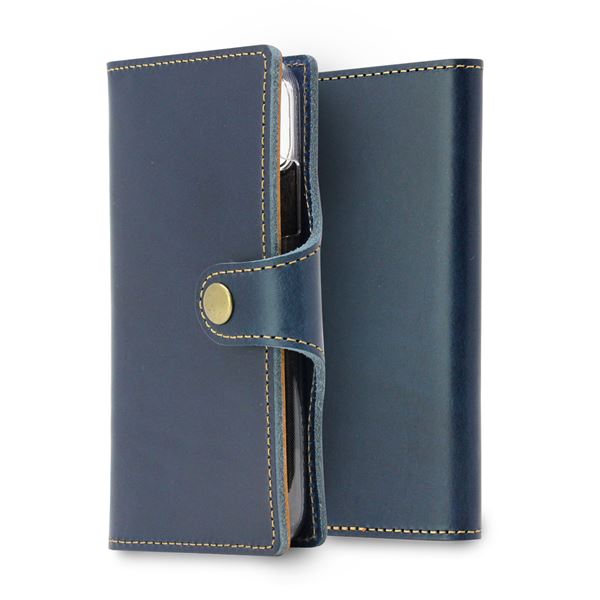 Galaxy Note10+ SCV45 au スマホケース 手帳型 イタリアンレザー KOALA 本革 ベルト付き 耐衝撃