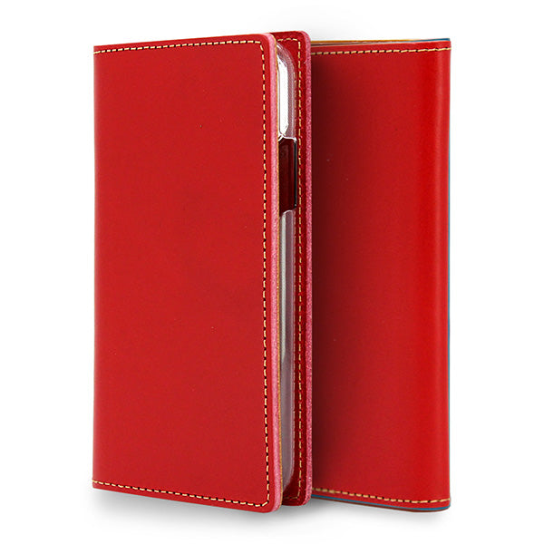 Xperia Ace III SOG08 au イタリアンレザー KOALA 本革 レザー 手帳型 ベルトなし スマホケース 耐衝撃