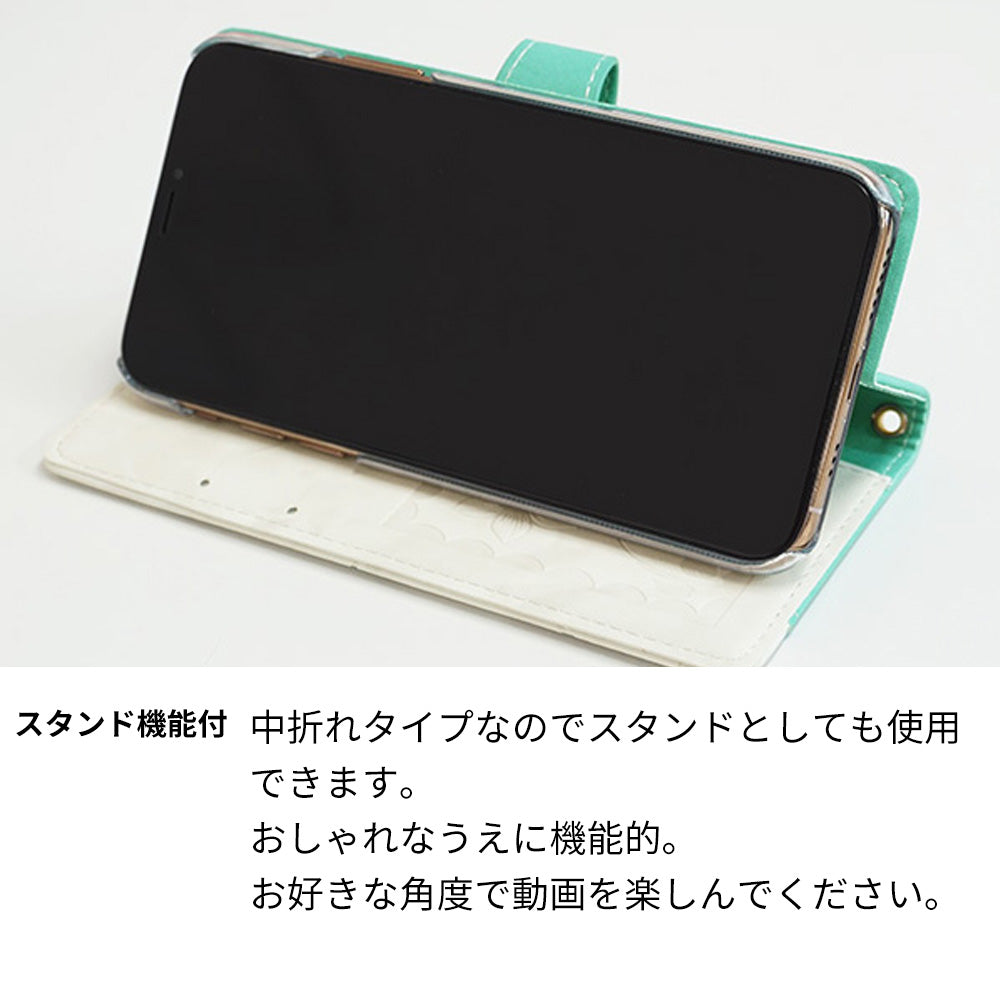 Libero 5G A003ZT Y!mobile スマホケース 手帳型 フラワー 花 素押し スタンド付き