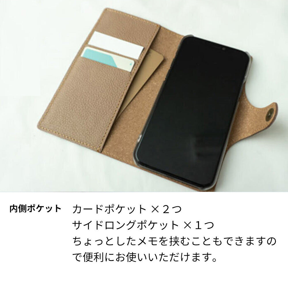 Galaxy S22 SCG13 au スマホケース 手帳型 ナチュラルカラー 本革 姫路レザー シュリンクレザー