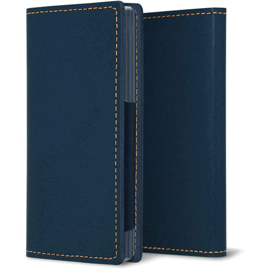 Xperia 5 IV SOG09 au 栃木レザー 手帳型 Sジーンズ ベルトなし マグネットなし 本革 スマホケース 耐衝撃