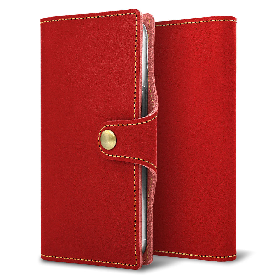 Android One S10 Y!mobile スマホケース 手帳型 ベルト付き ベルト一体型 本革 栃木レザー Sジーンズ 3段ポケット 耐衝撃