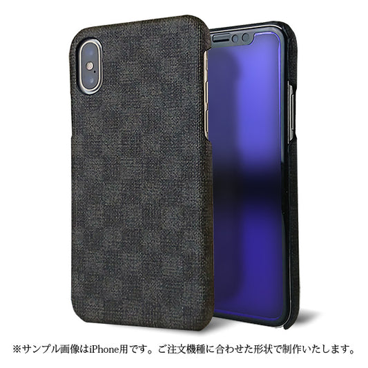 OPPO Reno7 A OPG04 au チェックパターンまるっと全貼りハードケース