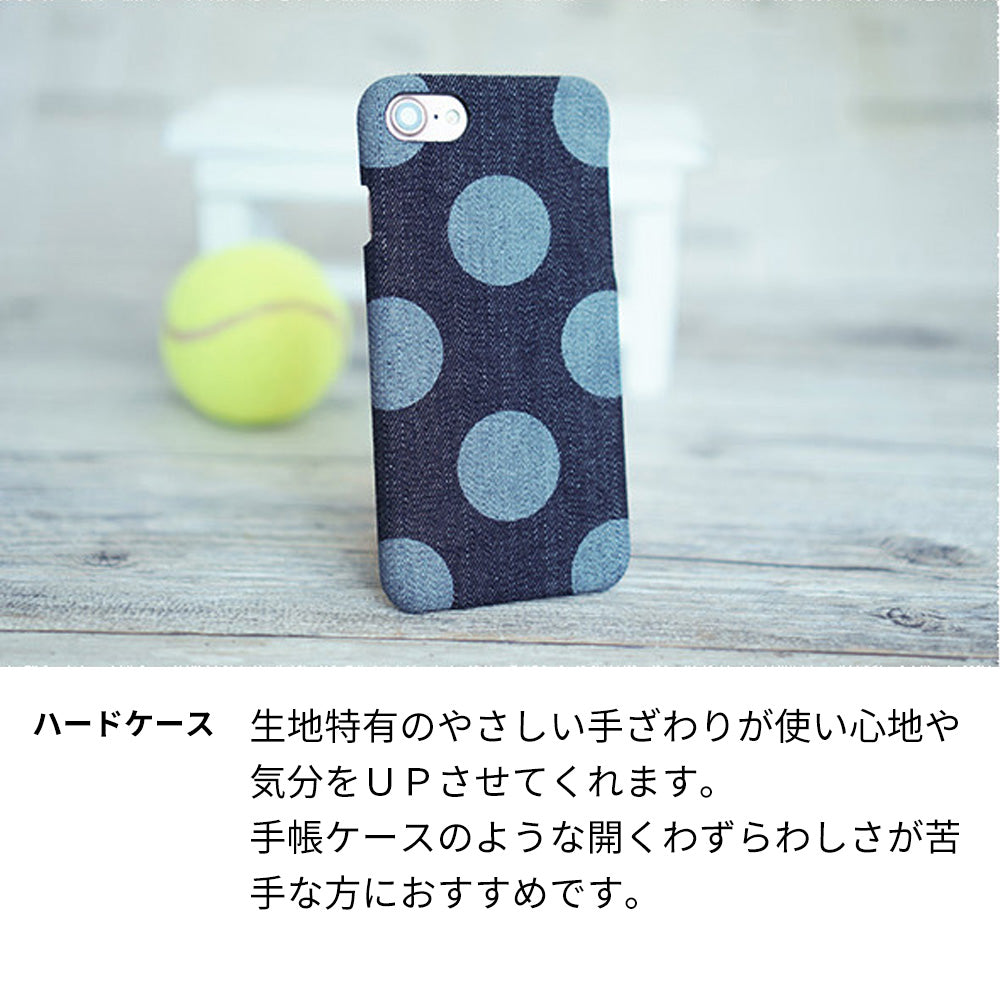 Xperia 5 III SO-53B docomo 水玉岡山デニムまるっと全貼りハードケース
