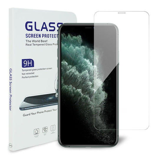 iPhone 11 Pro Max 強化ガラス液晶保護フィルム 0.5mm 表面硬度9H 衝撃吸収 指紋防止 防水