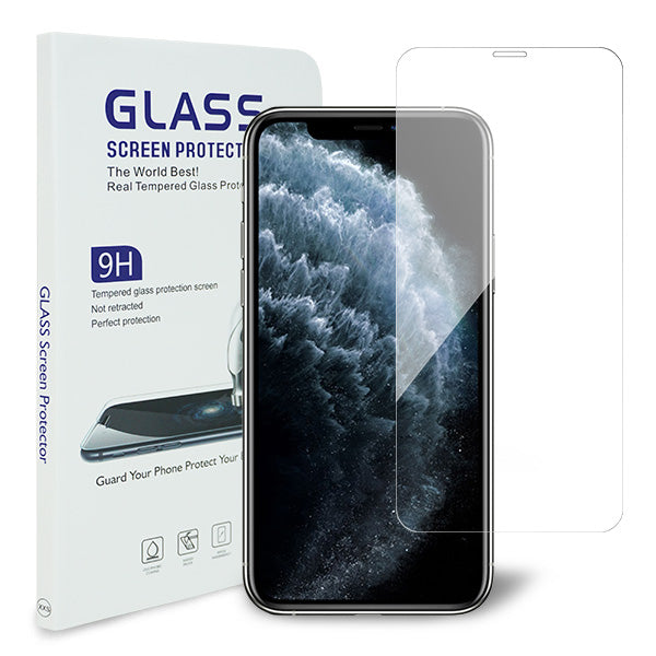 iPhone XS 強化ガラス液晶保護フィルム 0.5mm 表面硬度9H 衝撃吸収 指紋防止 防水