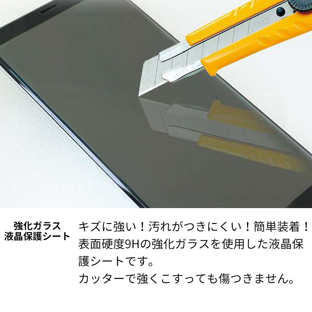iPhone SE (第2世代) 強化ガラス液晶保護フィルム 0.5mm 表面硬度9H 衝撃吸収 指紋防止 防水