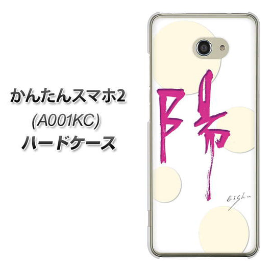 Y!mobile かんたんスマホ2 A001KC 高画質仕上げ 背面印刷 ハードケース【OE833 陽】