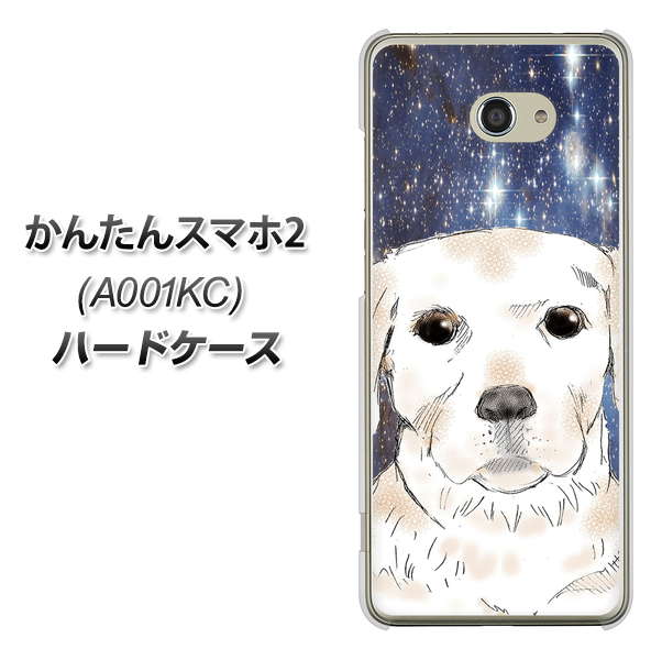 Y!mobile かんたんスマホ2 A001KC 高画質仕上げ 背面印刷 ハードケース【YD820 ラブラドールレトリバー01】