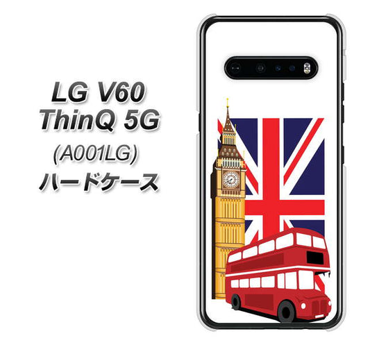 SoftBank LG V60 ThinQ 5G A001LG 高画質仕上げ 背面印刷 ハードケース【573 イギリス】