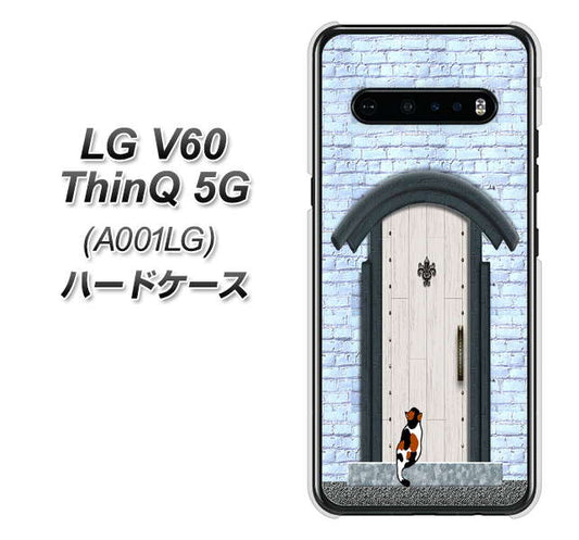 SoftBank LG V60 ThinQ 5G A001LG 高画質仕上げ 背面印刷 ハードケース【YA951 石ドア01】