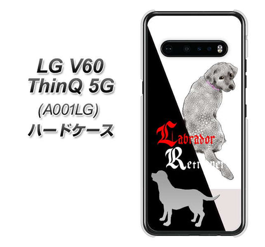 SoftBank LG V60 ThinQ 5G A001LG 高画質仕上げ 背面印刷 ハードケース【YD822 ラブラドールレトリバー03】