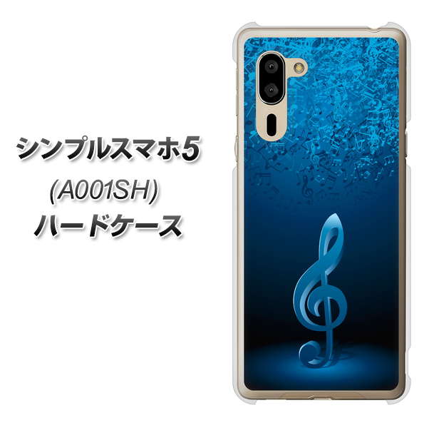 SoftBank シンプルスマホ5 A001SH 高画質仕上げ 背面印刷 ハードケース【588 オーケストラ】