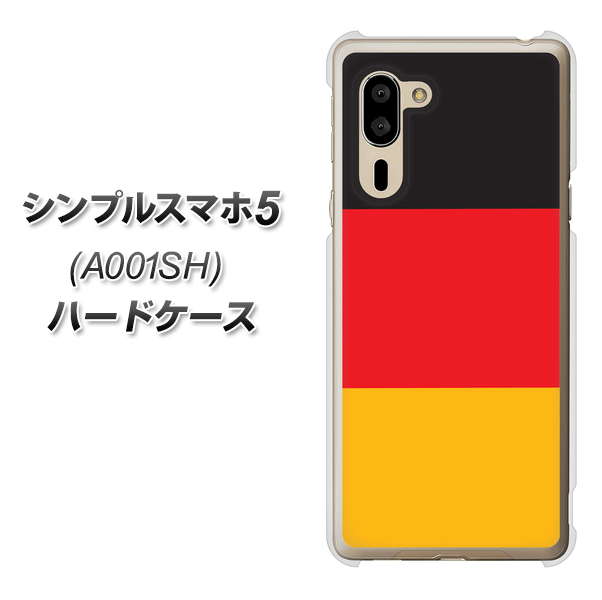 SoftBank シンプルスマホ5 A001SH 高画質仕上げ 背面印刷 ハードケース【675 ドイツ】