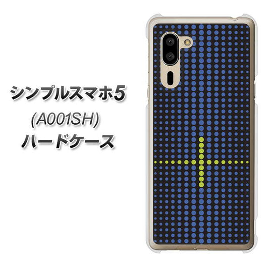 SoftBank シンプルスマホ5 A001SH 高画質仕上げ 背面印刷 ハードケース【IB907 グラデーションドット】