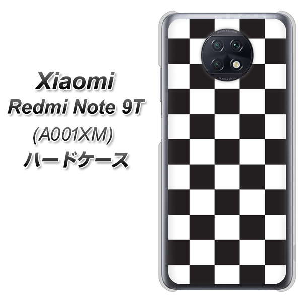 SoftBank Xiaomi(シャオミ)Redmi Note 9T A001XM 高画質仕上げ 背面印刷 ハードケース【151 フラッグチェック】