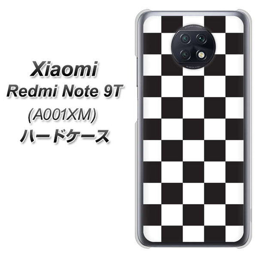 SoftBank Xiaomi(シャオミ)Redmi Note 9T A001XM 高画質仕上げ 背面印刷 ハードケース【151 フラッグチェック】