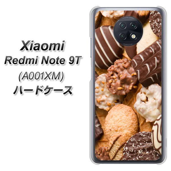 SoftBank Xiaomi(シャオミ)Redmi Note 9T A001XM 高画質仕上げ 背面印刷 ハードケース【442 クッキー mix】
