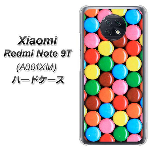 SoftBank Xiaomi(シャオミ)Redmi Note 9T A001XM 高画質仕上げ 背面印刷 ハードケース【448 マーブルチョコ】