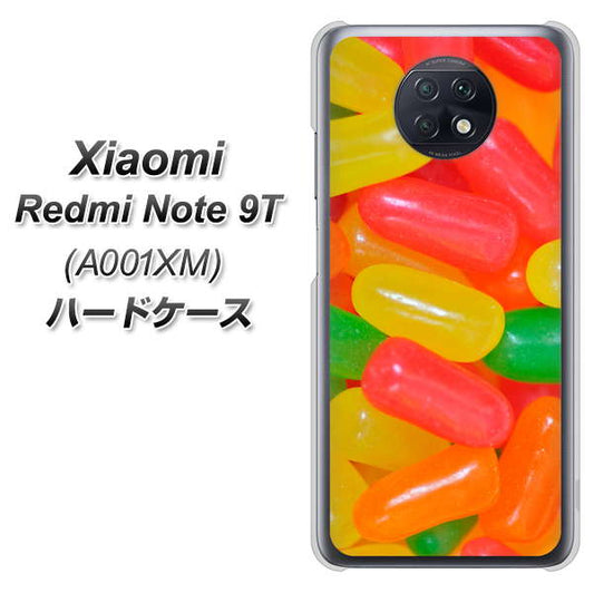 SoftBank Xiaomi(シャオミ)Redmi Note 9T A001XM 高画質仕上げ 背面印刷 ハードケース【449 ジェリービーンズ】