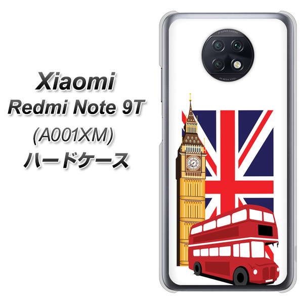 SoftBank Xiaomi(シャオミ)Redmi Note 9T A001XM 高画質仕上げ 背面印刷 ハードケース【573 イギリス】