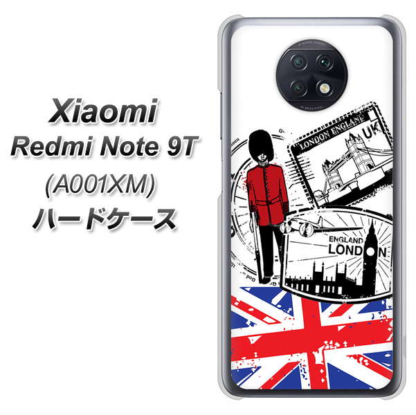 SoftBank Xiaomi(シャオミ)Redmi Note 9T A001XM 高画質仕上げ 背面印刷 ハードケース【574 LONDON】