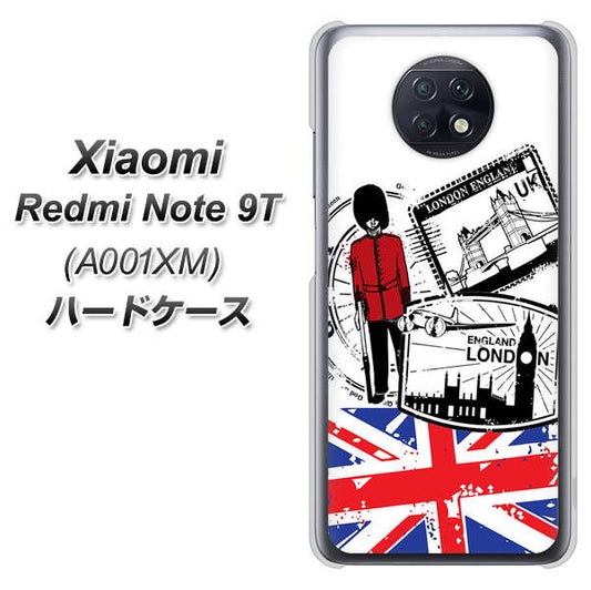 SoftBank Xiaomi(シャオミ)Redmi Note 9T A001XM 高画質仕上げ 背面印刷 ハードケース【574 LONDON】