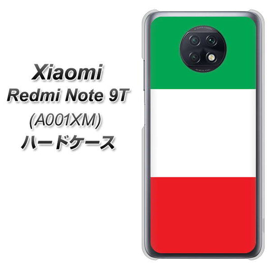 SoftBank Xiaomi(シャオミ)Redmi Note 9T A001XM 高画質仕上げ 背面印刷 ハードケース【676 イタリア】