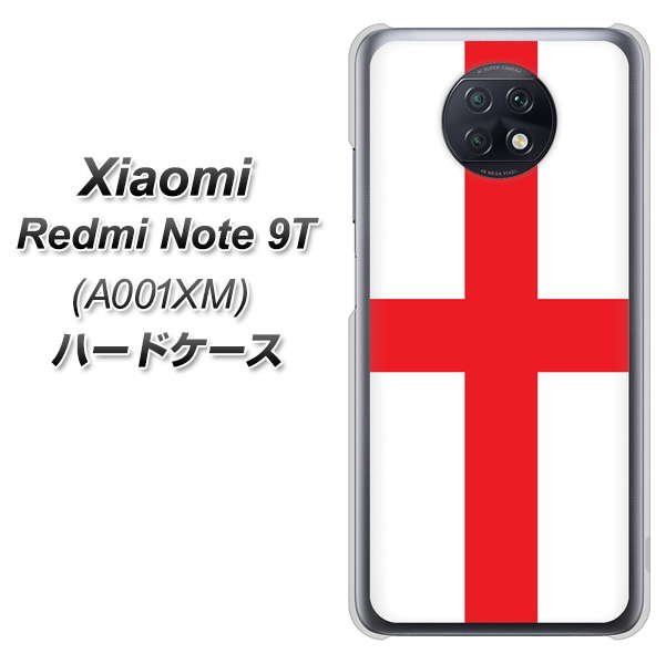 SoftBank Xiaomi(シャオミ)Redmi Note 9T A001XM 高画質仕上げ 背面印刷 ハードケース【677 イングランド】