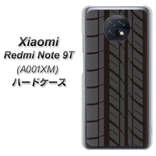 SoftBank Xiaomi（シャオミ）Redmi Note 9T A001XM 高画質仕上げ 背面印刷 ハードケース【IB931 タイヤ】