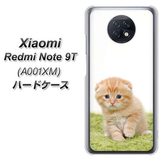 SoftBank Xiaomi(シャオミ)Redmi Note 9T A001XM 高画質仕上げ 背面印刷 ハードケース【VA802 ネコこっそり】