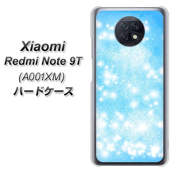 SoftBank Xiaomi（シャオミ）Redmi Note 9T A001XM 高画質仕上げ 背面印刷 ハードケース【YJ289 デザインブルー】