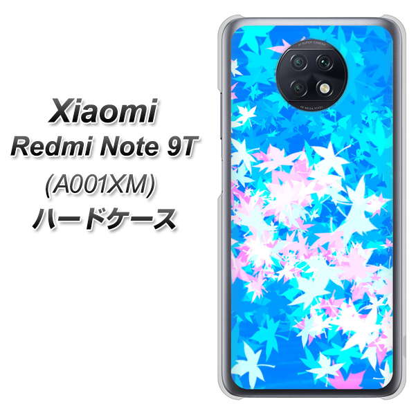 SoftBank Xiaomi（シャオミ）Redmi Note 9T A001XM 高画質仕上げ 背面印刷 ハードケース【YJ290 デザインもみじ】