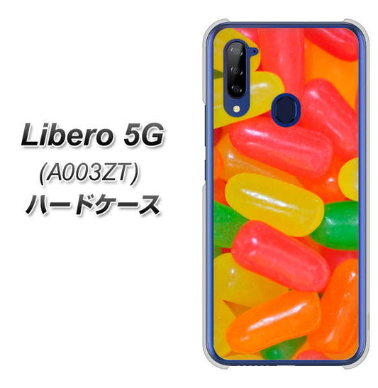 Y!mobile ZTE リベロ5G A003ZT 高画質仕上げ 背面印刷 ハードケース【449 ジェリービーンズ】