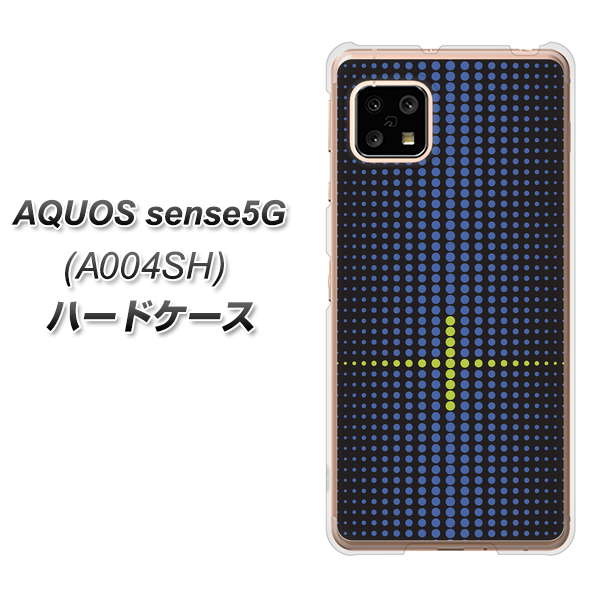 SoftBank アクオスセンス5G A004SH 高画質仕上げ 背面印刷 ハードケース【IB907 グラデーションドット】