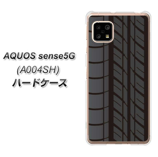 SoftBank アクオスセンス5G A004SH 高画質仕上げ 背面印刷 ハードケース【IB931 タイヤ】
