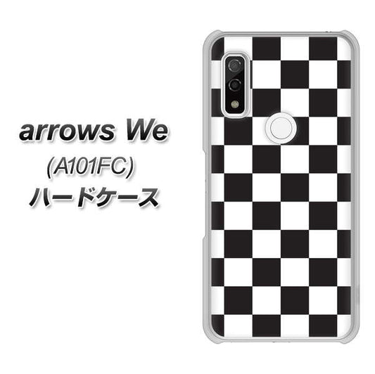 arrows We A101FC 151 フラッグチェック ハードケース 背面印刷